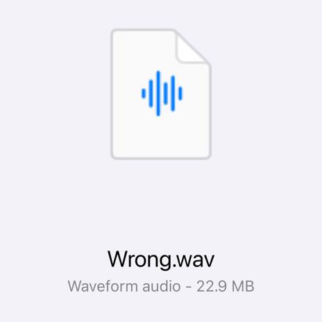 Wrong. | Boomplay Music