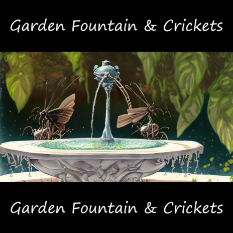 Garden Fountain and Crickets | Boomplay Music