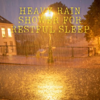 Heavy Rain Shower for Restful Sleep - Tropical Thunderstorm Sounds