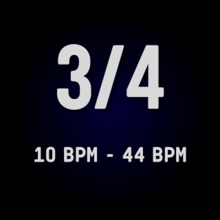 3/4 (10 to 44 BPM)