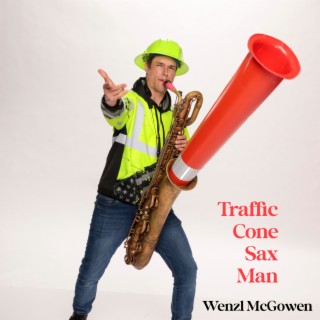 Traffic Cone Sax Man