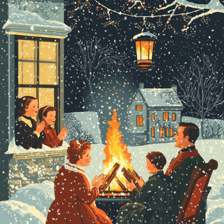 Silent Night, Crackling Fire