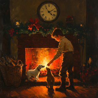 Crackling Carols: A Christmas Hearth