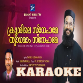 krooshile Snehame Thyagamam Snehame (Malayalam Christian Song Karaoke) (Instrumental)