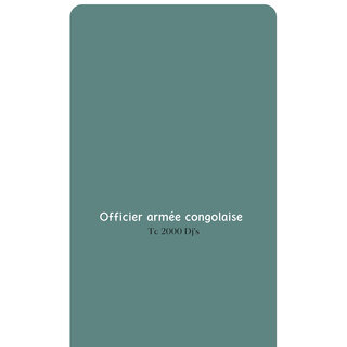 Officier armée congolaise