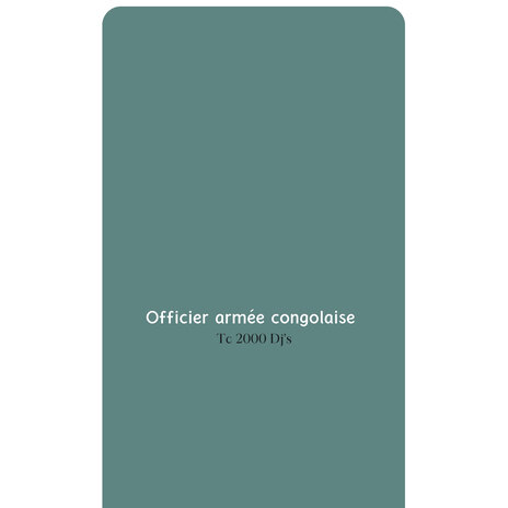 Officier armée congolaise | Boomplay Music