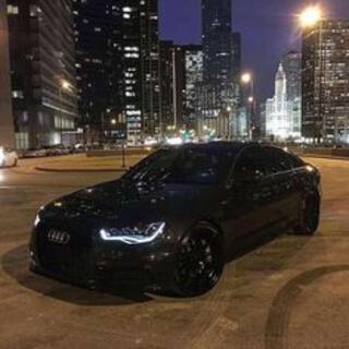 black audi