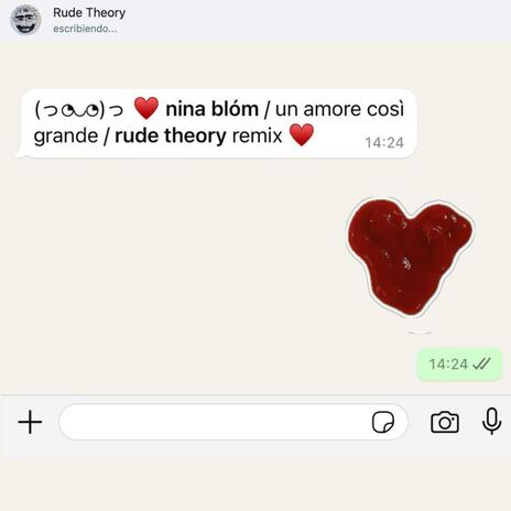 Un amore così grande (Rude Theory Remix) ft. Rude Theory | Boomplay Music