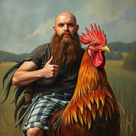 A man and his rooster | Boomplay Music