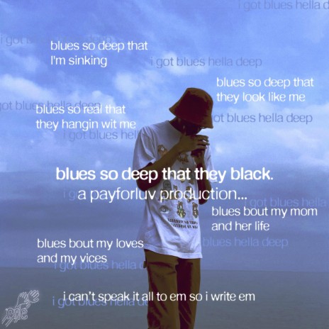 blues so deep that they black.