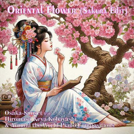 Oriental Flower (Sakura Edit) ft. Hiromasa Keya Kobayashi & Around the World Piano Compositions | Boomplay Music