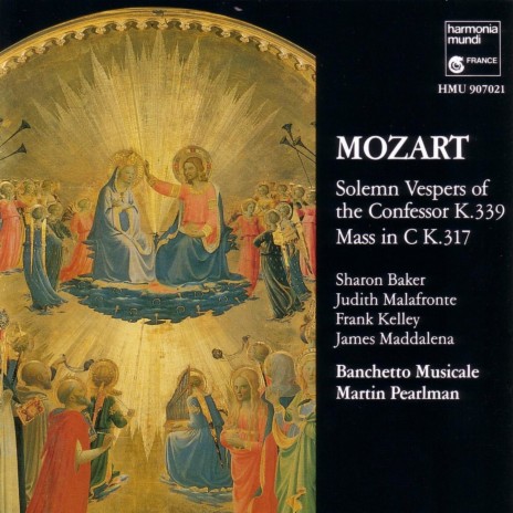 Solemn Vespers of the Confessor, K. 339: III. Beatus Vir ft. Martin Pearlman, Sharon Baker, Judith Malafronte, Frank Kelley & James Maddalena | Boomplay Music