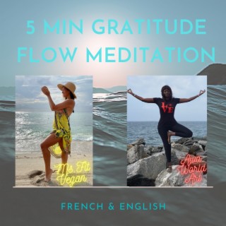 5 min GRATITUDE Flow Meditation ~ French & English ~