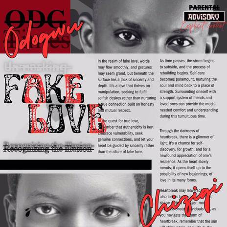 FAKE LOVE (Sped up) ft. Chizigi | Boomplay Music