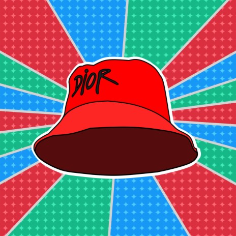 red bucket hat