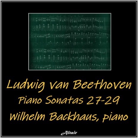 Piano Sonata NO. 29 in B-Flat, OP. 106: III. Adagio sostenuto (Live)