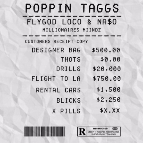 Poppin Taggs (feat. Na$o) | Boomplay Music