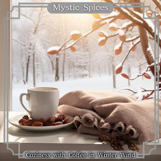 Coziness with Coffee in Winter Wind