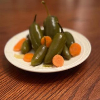 Plate of Jalapenos