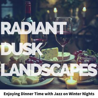 Enjoying Dinner Time with Jazz on Winter Nights