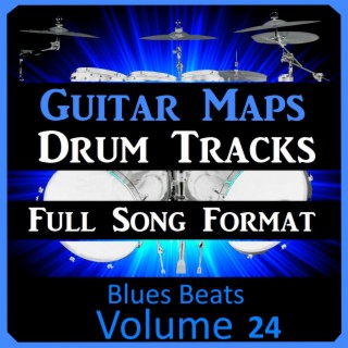 Drum Tracks Blues Rock Beats for Bass Guitar, Vol. 24