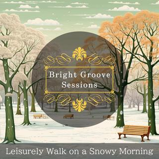 Leisurely Walk on a Snowy Morning