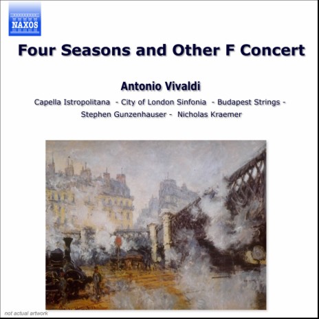 The Four Seasons, Violin Concerto in E Major, Op. 8 No. 1, RV 269 Spring: Largo e pianissimo sempre ft. Capella Istropolitana & Stephen Gunzenhauser | Boomplay Music