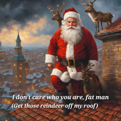 I Don't Care Who You Are, Fat Man (Get Those Reindeer off My Roof)