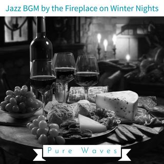 Jazz Bgm by the Fireplace on Winter Nights