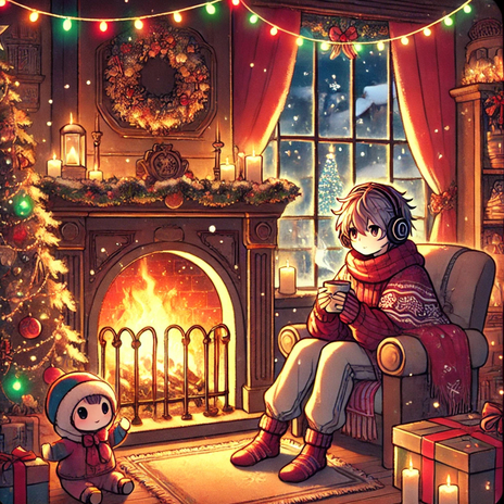 Chill by the Fireplace ft. Lofi Beats & Lofi Christmas Beats | Boomplay Music