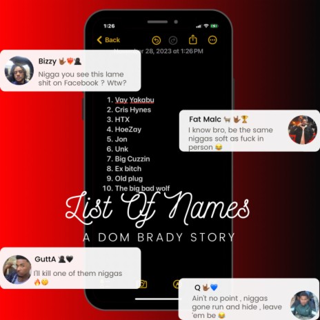 List of names | Boomplay Music