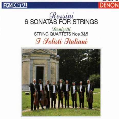 String Sonata No. 5 in E-Flat Major: I. Allegro - vivace ft. Gioachino Rossini | Boomplay Music