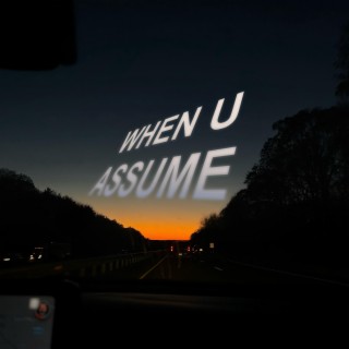 WHEN U ASSUME....