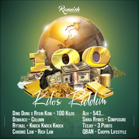 100 Kilos ft. Rygin King | Boomplay Music