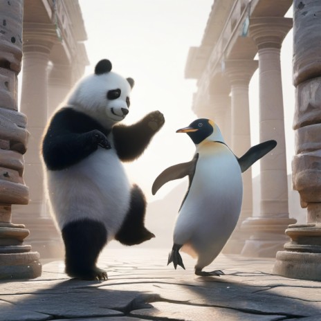 Panda and Penguin Dance Battle