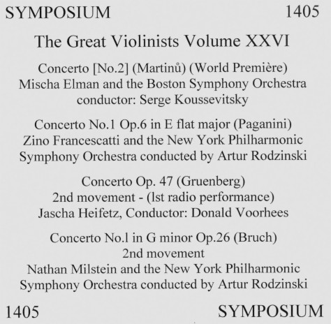 Violin Concerto No. 2, H. 293: I. (cadenza) ft. Mischa Elman, Boston Symphony Orchestra & Serge Koussevitzky | Boomplay Music