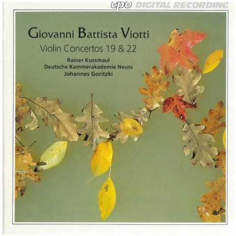 Violin Concerto No. 19 in G Minor, G. 91: III. Presto, ma non troppo ft. German Chamber Academy Neuss & Johannes Goritzki | Boomplay Music