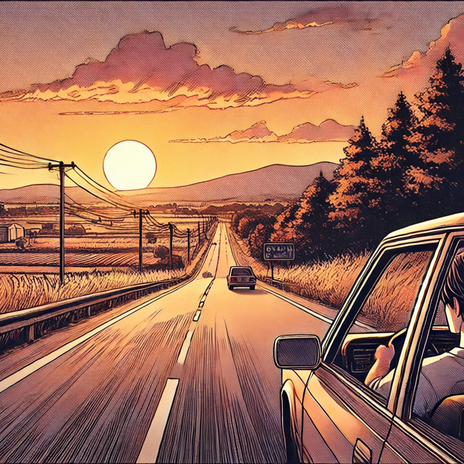 Lo-Fi Sunset Drive ft. Lofi Beats & Lofi Music | Boomplay Music