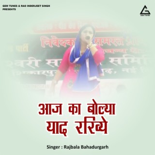 Aaj Kaa Bolyaa Yaad Raakhiye