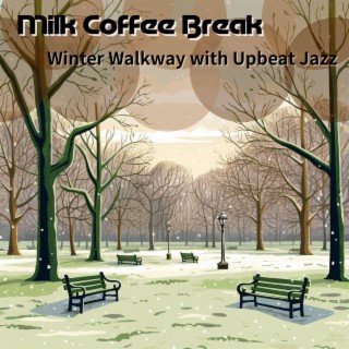 Winter Walkway with Upbeat Jazz