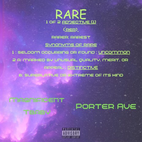 RARE ft. PORTER AVE | Boomplay Music