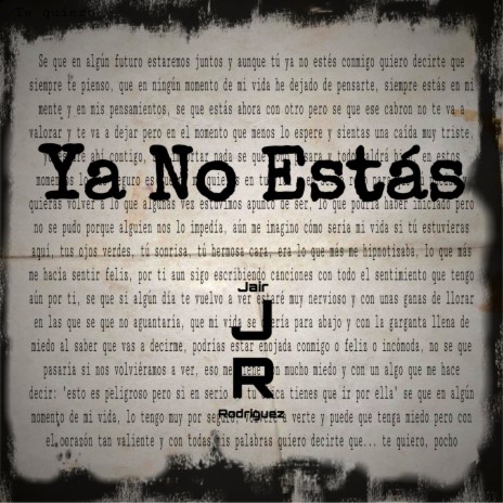 Ya No Estás | Boomplay Music