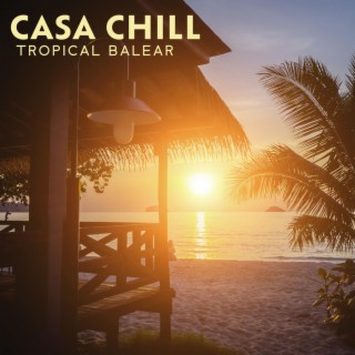 Casa Chill Tropical Balear: Salón Ibiza Sunset Groove