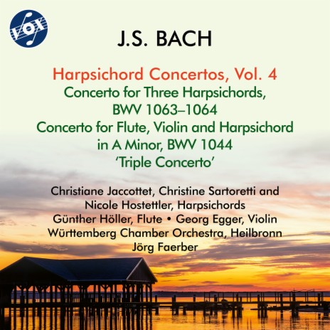 Concerto for 3 Harpsichords in D Minor, BWV 1063: II. Alla siciliana ft. Christine Sartoretti, Nicole Hostettler, Jörg Faerber & Württembergisches Kammerorchester Heilbronn | Boomplay Music