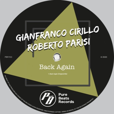 Back Again (Original Mix) ft. Roberto Parisi | Boomplay Music