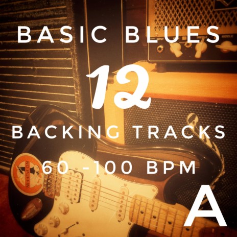 simple blues backing track