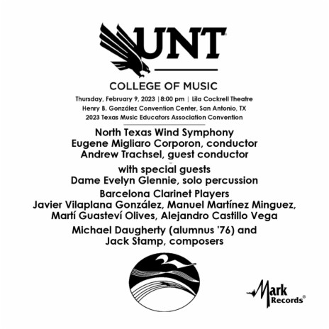 Dreamachine: III. Electric Eel (Live) ft. North Texas Wind Symphony & Eugene Migliaro Corporon | Boomplay Music