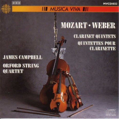 Clarinet Quintet in A Major, Op. 108, K. 581: IV. Allegretto con Variazioni ft. Orford String Quartet | Boomplay Music