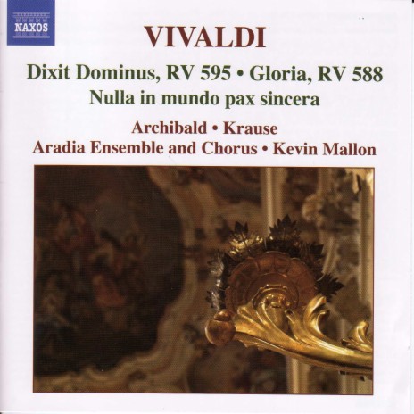 Jubilate, ò amoeni chori, RV 639 - Gloria in D Major, RV 588: II. Et in terra pax: Largo ft. Nils Brown, Anita Krause, Aradia Chorus, Aradia Ensemble & Kevin Mallon | Boomplay Music