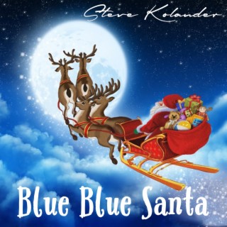 Blue Blue Santa